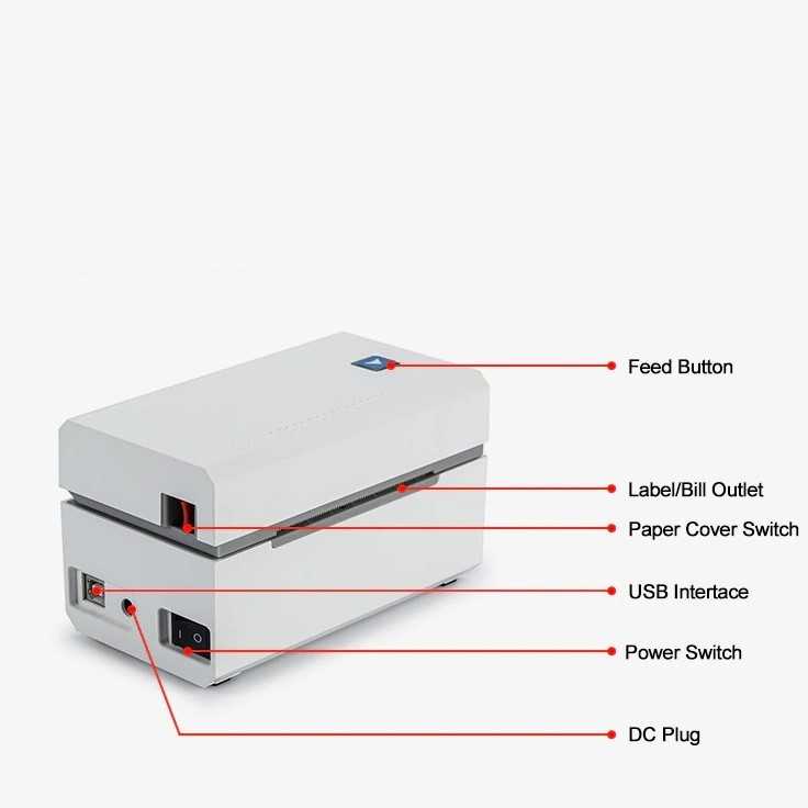 Printer Thermal Bluetooth Stiker Label Printer