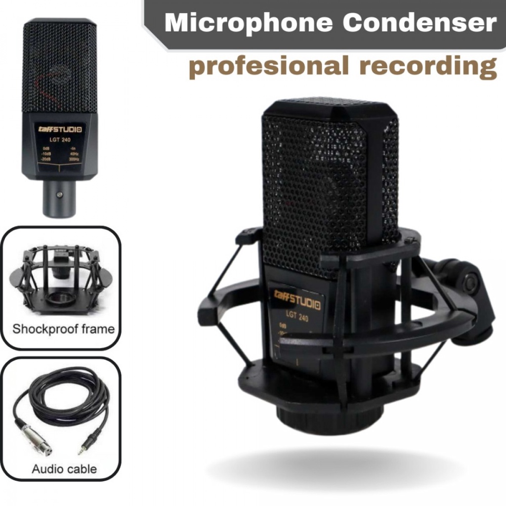 Microphone Kondensor Karaoke Recording Taffstudio