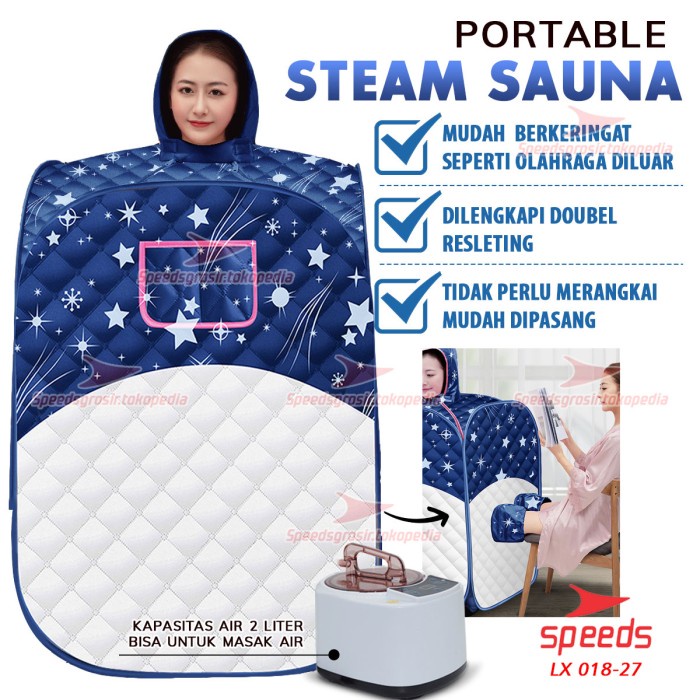 Portable Steam Sauna Speeds Sauna Steam Portable Pelangsing 018-27
