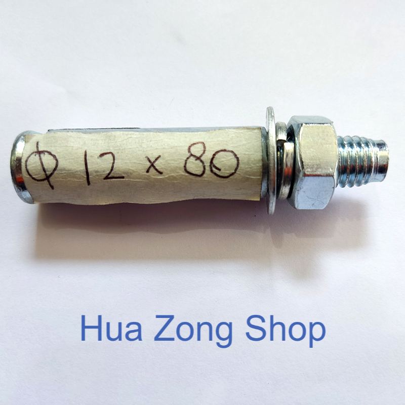 Baut Ekspansi M12 x 80 M12 x 100 M12 x 120 - Baut Dynabolt - Baut Tanam Tembok - Baut Beton Terperca