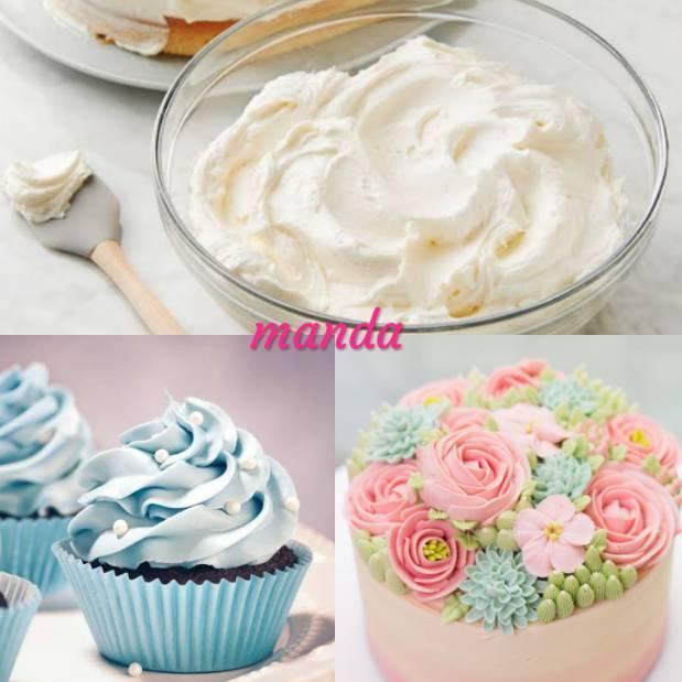 

⇩ 250 gram butter cream siap pakai buttercream instan ☢