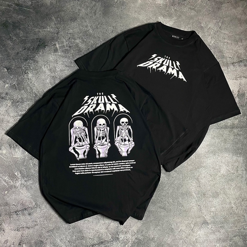 Oversize T-Shirt &quot; SKULL DRAMA &amp; TUPAK SHAKUR &quot;