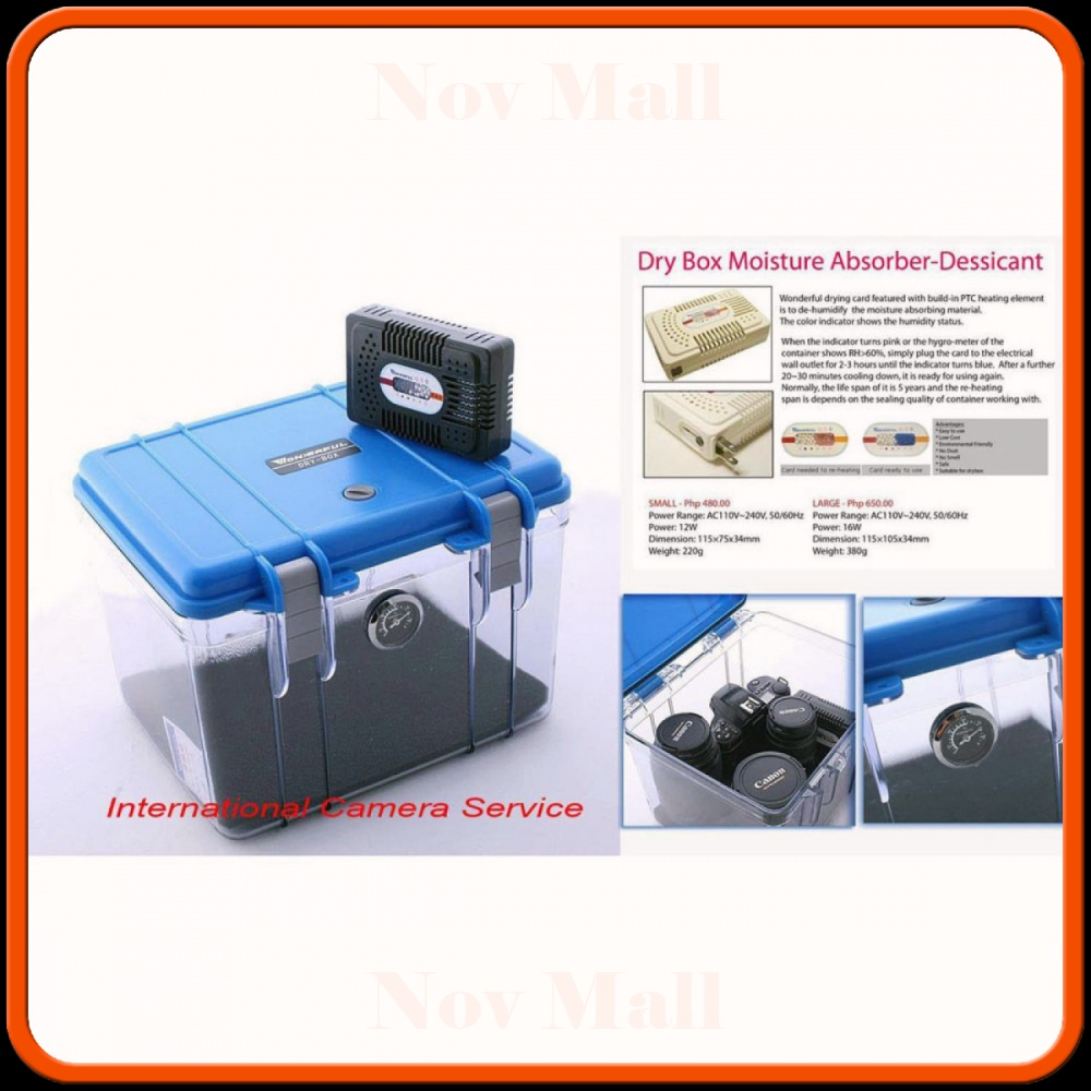 Dry Box Kamera Kotak Kering Size S with Dehumidifier -ST812