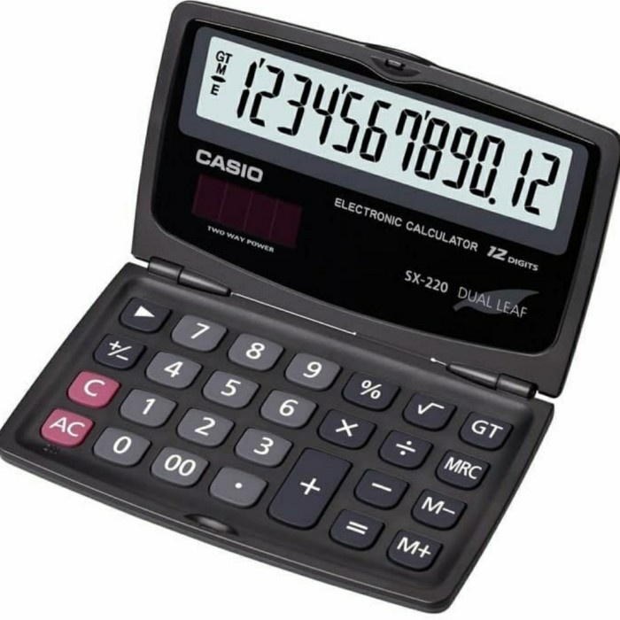 

Kalkulator Casio SX - 220 Dual Leaf