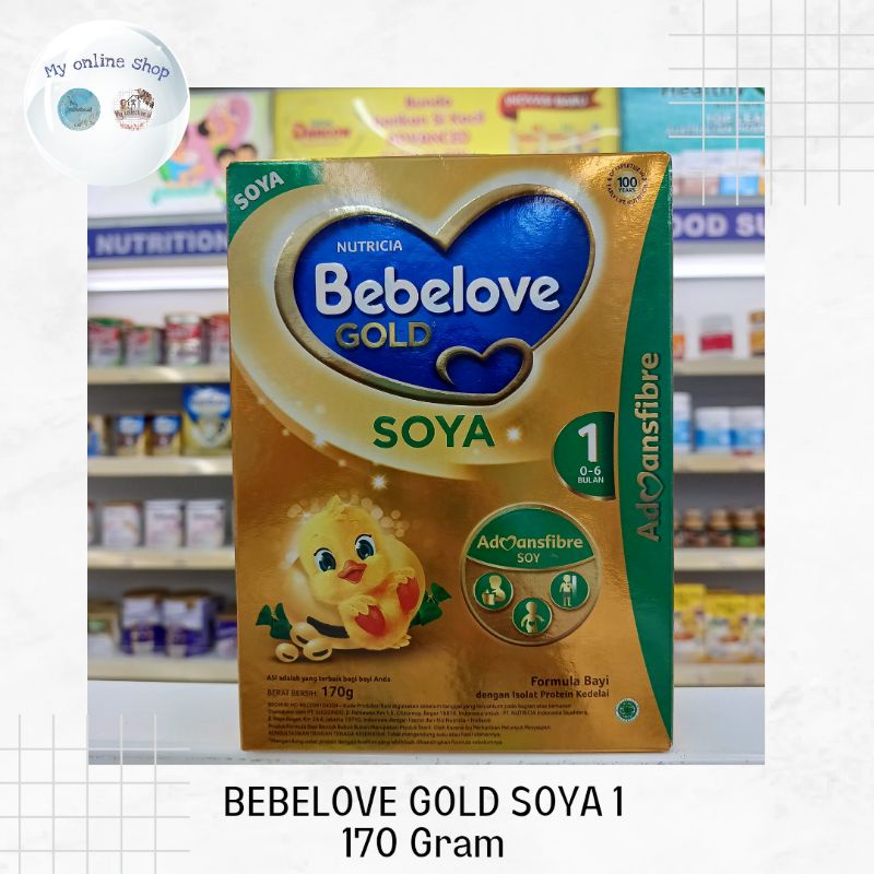 BEBELOVE GOLD SOYA 1 Usia 0-6 Bulan 170 Gram