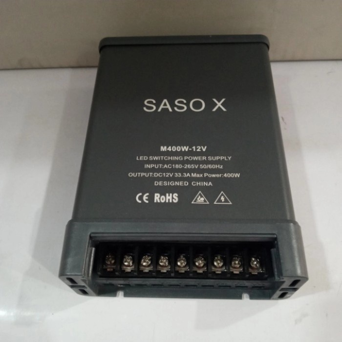 [COD] Power Supply Rainproof Dc 12V Saso X 400W 33A - Alat Listrik Murah / Perkakas listrik MURAH