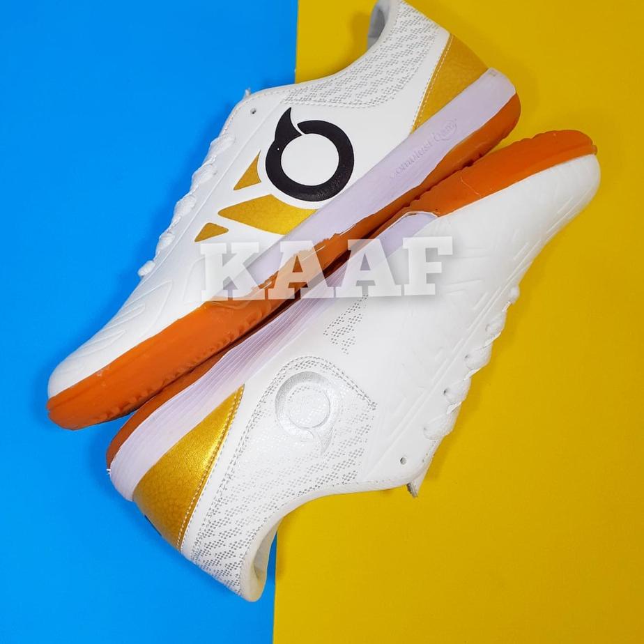 Hot Sale Sepatu Futsal Ortuseight Jogosala Marvelous BBS2 White Gold Futsal Ortus Original Brand  Se