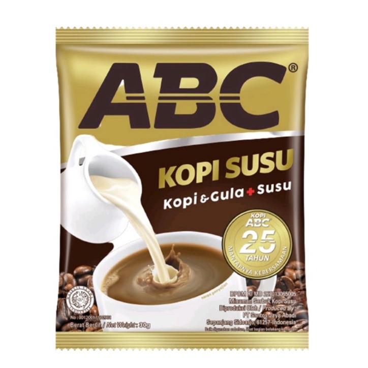 KOPI ABC SUSU 30GR 1 DUS = 120 SACHET