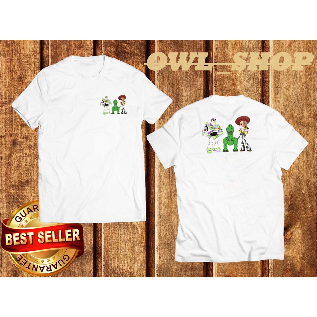 Import Quality BAJU BUZZ TOYS STORY Kaos Premium Pria Wanita Distro Tshirt Murah