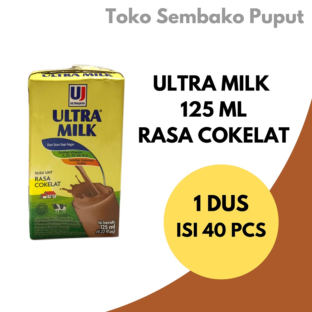 Jual Susu Ultra Milk Rasa Cokelat Ml Dus Shopee Indonesia