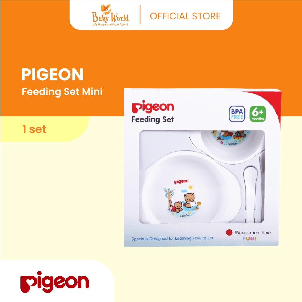 PIGEON Set Peralatan Makan (Feeding Set Mini)