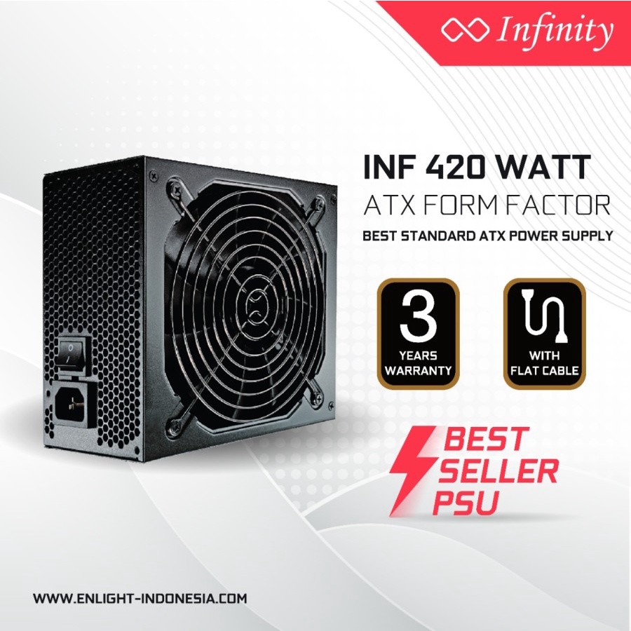 PSU INFINITY 420 WATT POWER SUPPLY 420W 80+ BRONZE