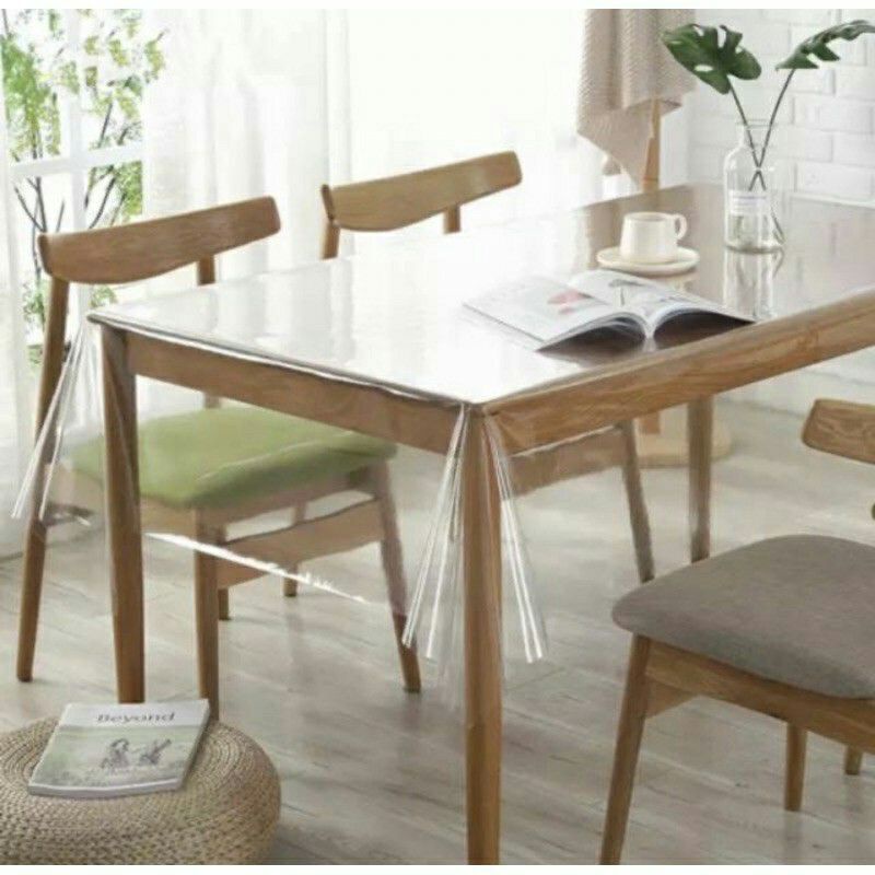 TAPLAK MEJA BENING/PLASTIK METERAN/MIKA LENTUR