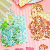 

40 pcs stiker kartun Korea lucu anti air dekorasi