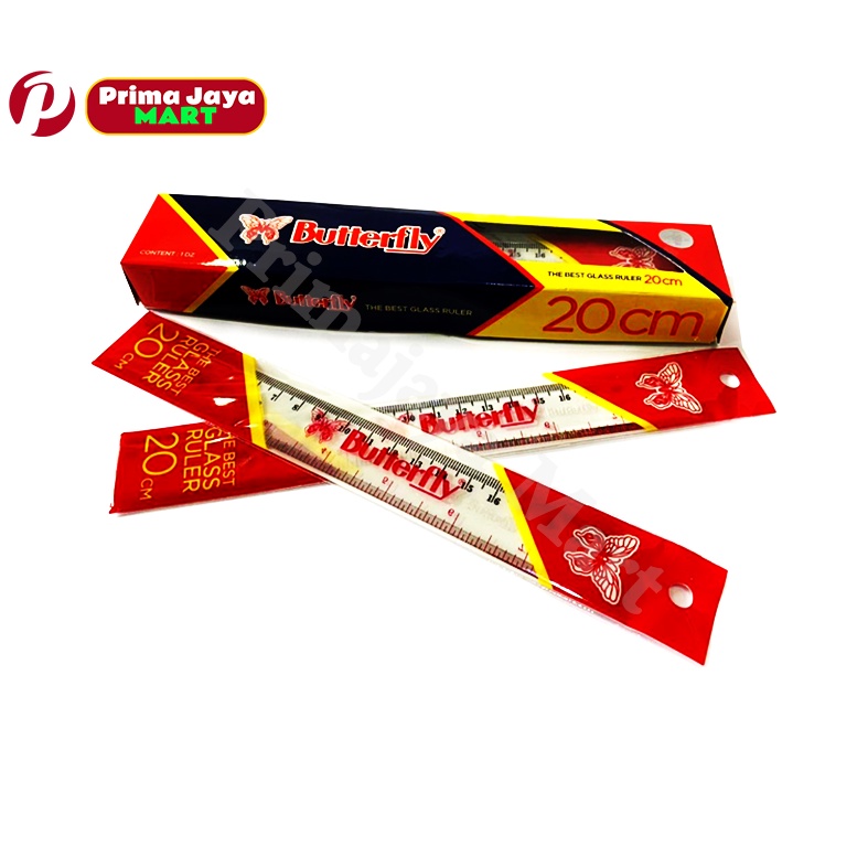 

Penggaris Butterfly 20 CM ( Pcs )