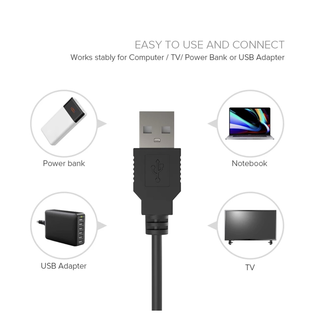 Sp002e Modul Lampu Strip 3 Tombol Mini 3 Tombol Dengan Interface USB Female DC