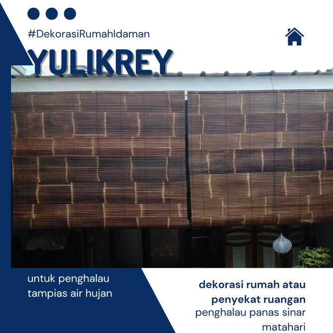 BISA COD tirai krey / kerei,kere bambu wulung 200cm x200cm /GORDEN JENDELA/GORDEN PINTU/GORDEN BLACK