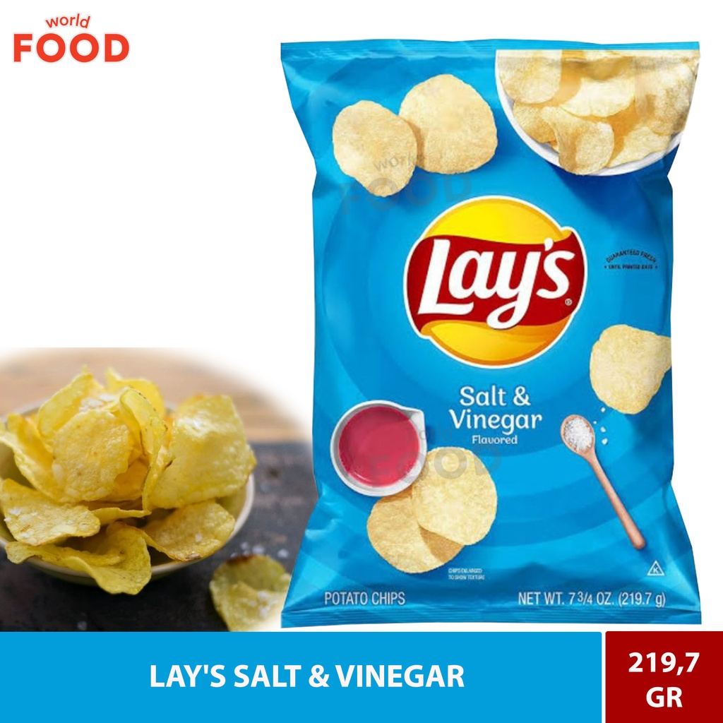 

LAY'S SALT & VINEGAR POTATO CHIPS 184,2GR