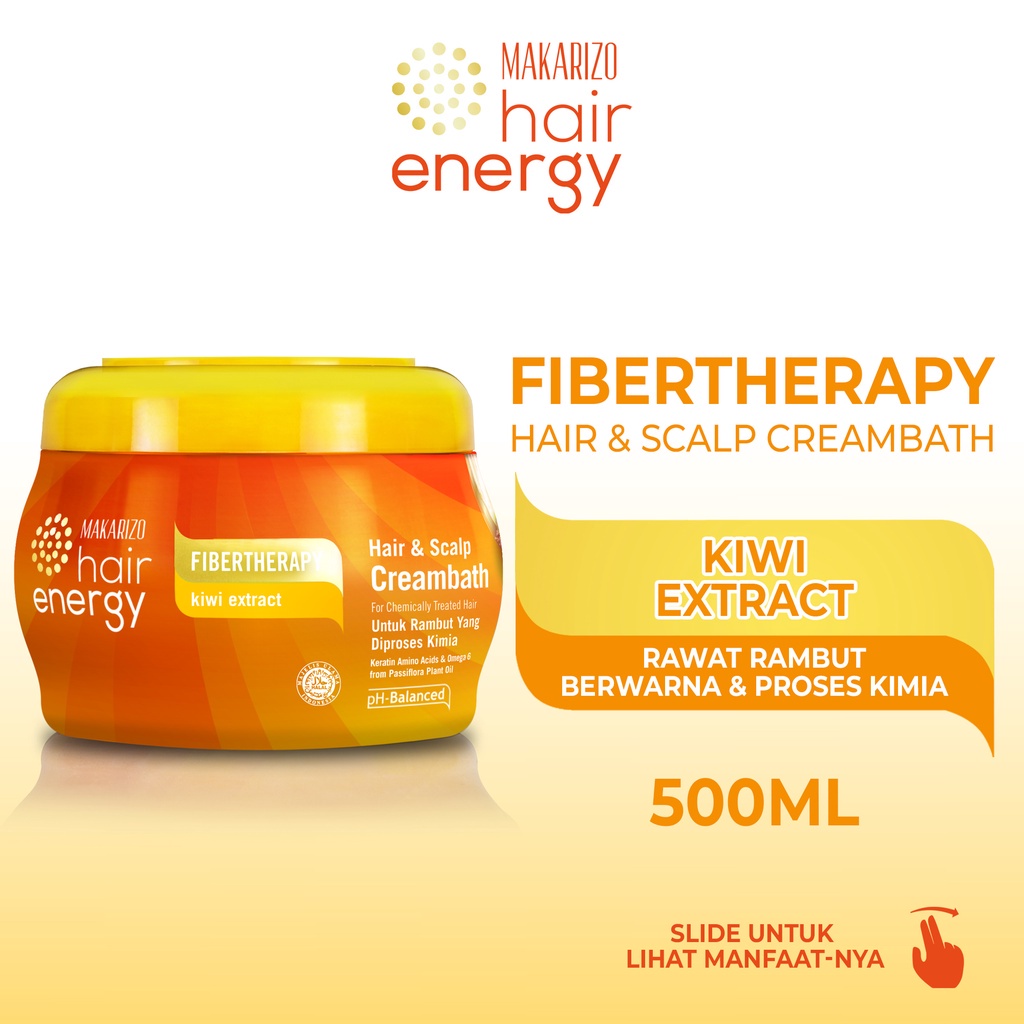 Qeila - Makarizo Hair Energy Fibertherapy Hair 500 ml BPOM