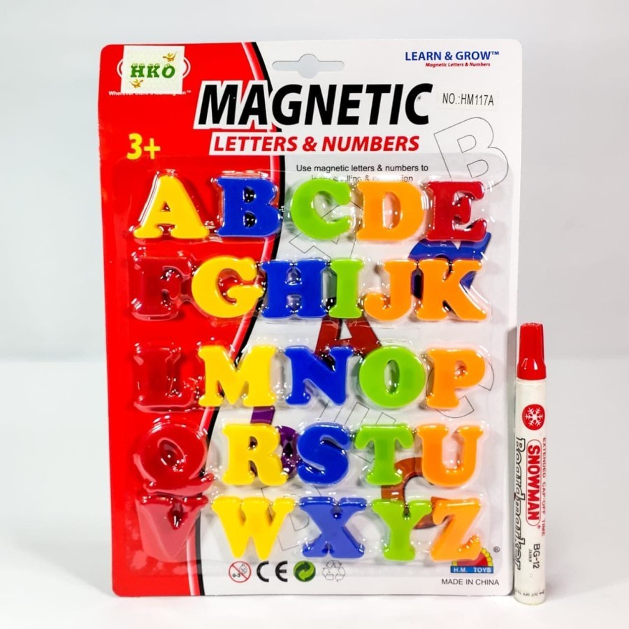 Mainan Magnetic Letter & Number