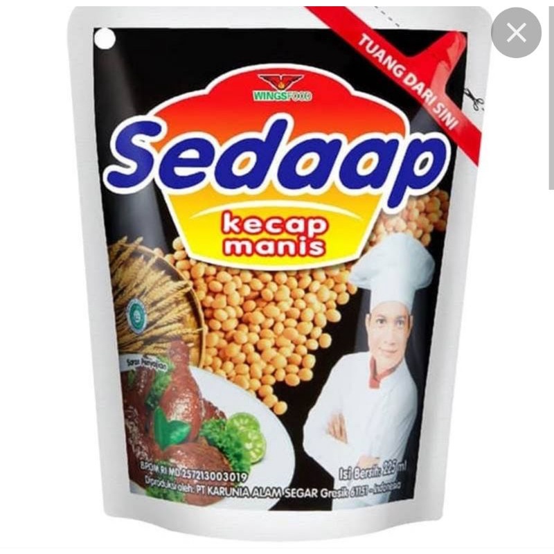 

Kecap Manis Sedap 63ml kemasan refil