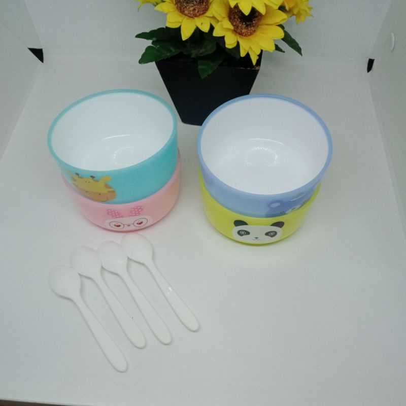 bowl & spoon set kdl 022-2(280ml)