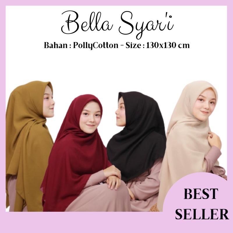 Paket 10pc BELLA SYARI SEGIEMPAT (bisa pilih warna)