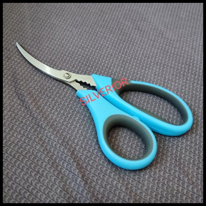 

Gunting Lengkung Pemotong Pembuka Cangkang Kepiting Crab Scissors