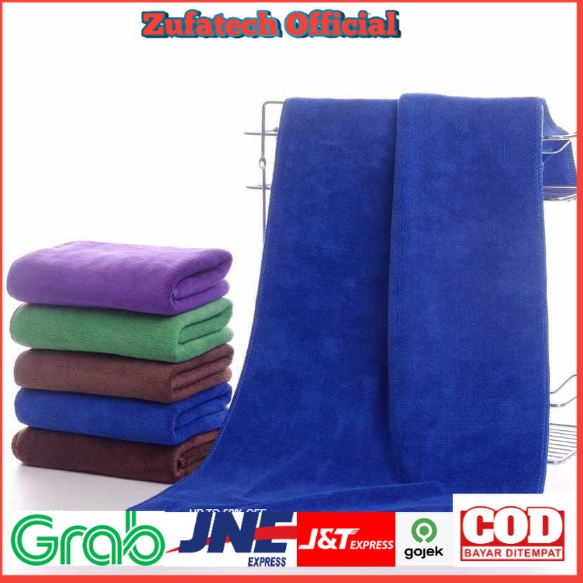 GIANTEX Handuk Microfiber Quickdry 145 x 80 cm - U0755 - Blue