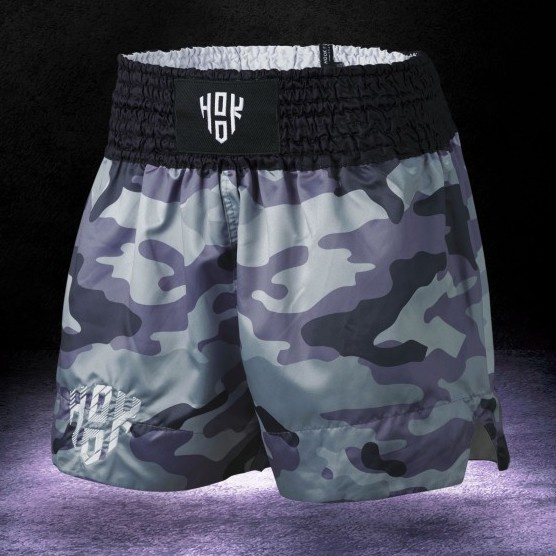 (GMN) Celana Muaythai Hook, Celana Kickboxing, Celana Pendek Muaythai - L