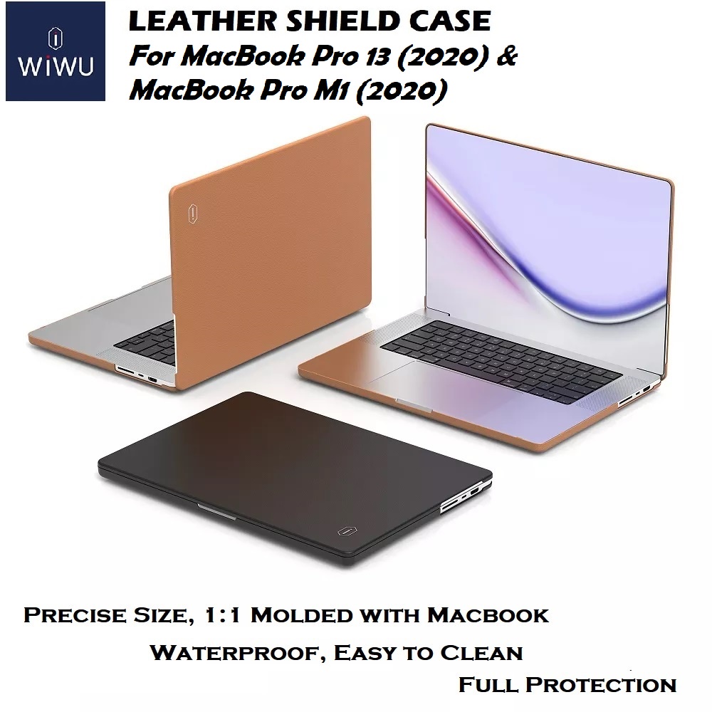 WIWU Leather Shield Case for MB Pro 13 (2020) and Pro M1 (2020)