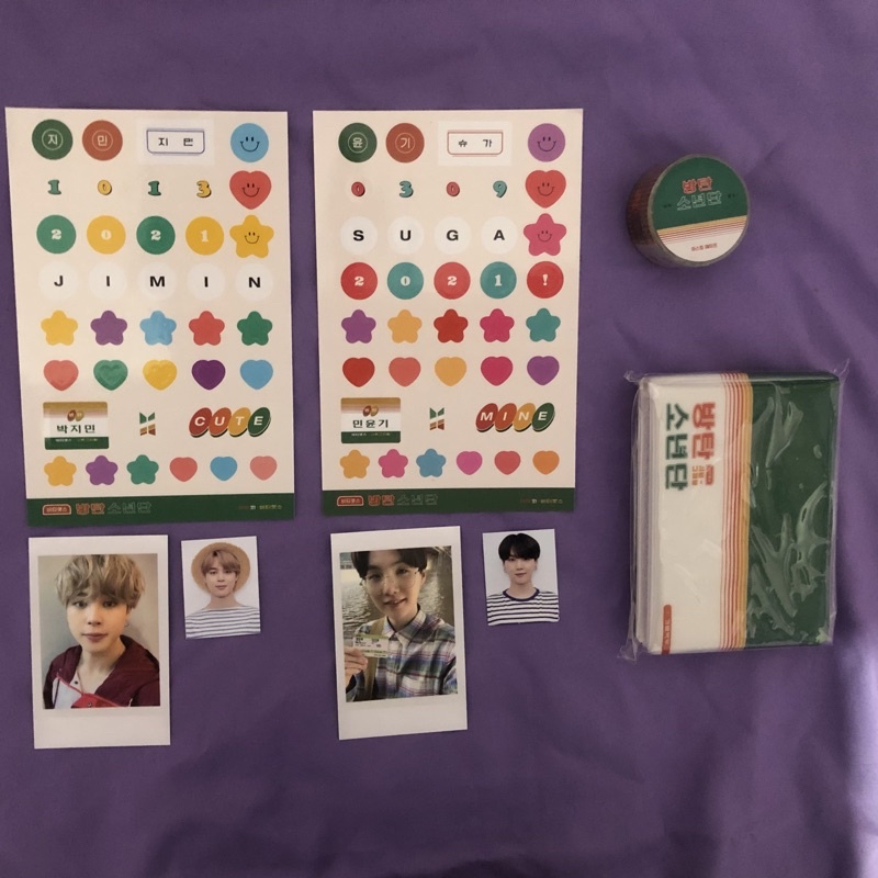 BTS Season Greeting 2021 polaroid id photo