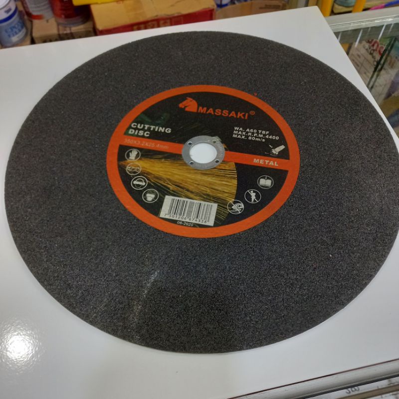 Batu Mata Pemotong Besi Cutting Disc Gerinda Duduk 14 Inch