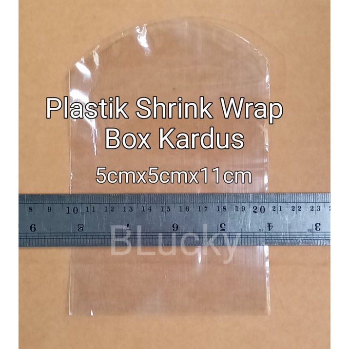 

100pcs Plastik Shrink Wrap Lebar 10,5cmx16cm untuk Box Kardus 5cmx5cmx11cm