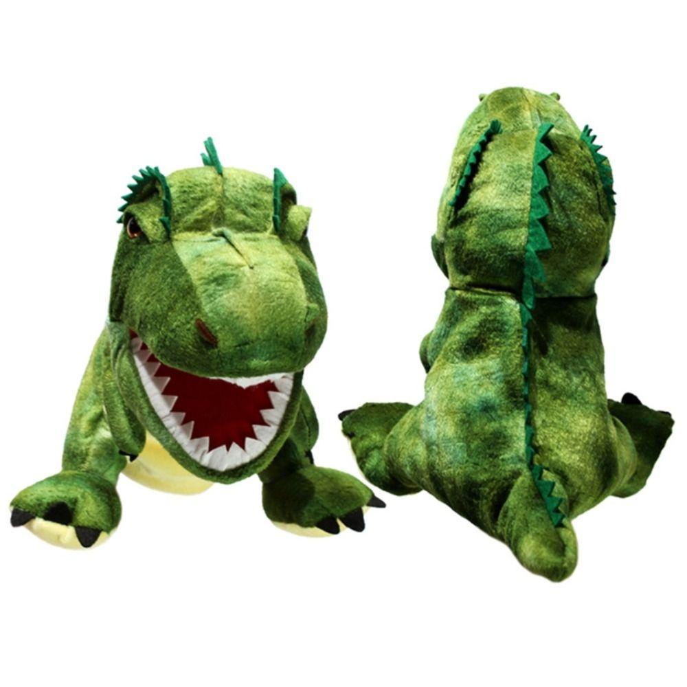 Quinton Boneka Tangan Dinosaurus Mewah Manusia Hidup Triceratop Mainan Anak Kreativitas Anak Hadiah Boneka Mainan Edukasi Plush Doll Story Telling Dolls Plush Dino Hand Puppets