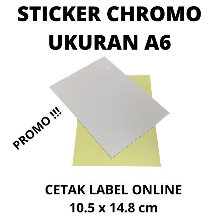 

Stiker Lintec A6 Sticker Chromo Glossy Isi 500 Lembar