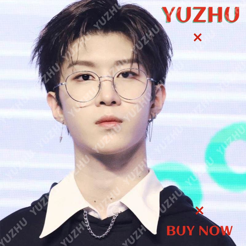 (YUZHU) Korea Fashion Kacamata Anti Radiasi Unisex Retro Klasik Anti Blue Light Bulat Anti Radiasi Eyeglasses Mahasiswa