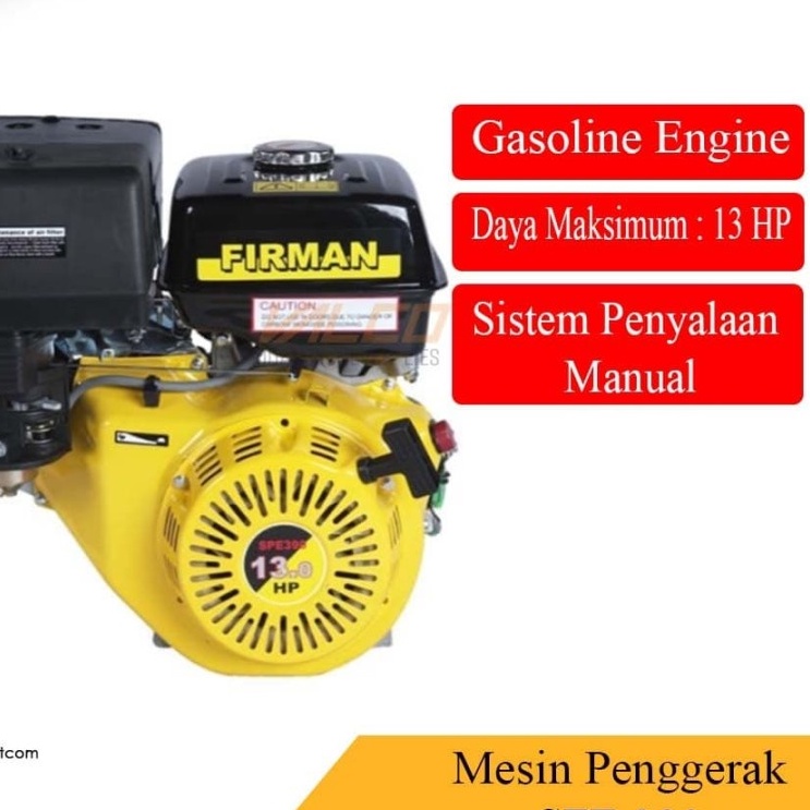 Firman SFE 390 Standard 13 HP Mesin Penggerak (Bensin)