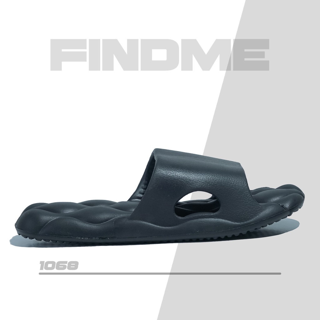 SANDAL RUMAH WANITA PRIA NYAMAN KARET SOLE TINGGI KARET ANTI LICIN EMPUK RINGAN TOILET DAPUR 1068