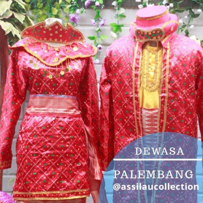 Baju Adat Dewasa Palembang Satuan (Pria/Wanita)