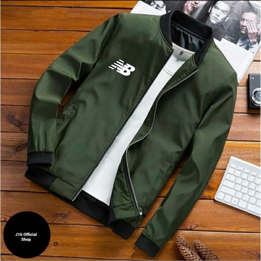 Jaket Bomber Pria Premium Jaket Distro Parasut Tebal SEMI WATERPROOF