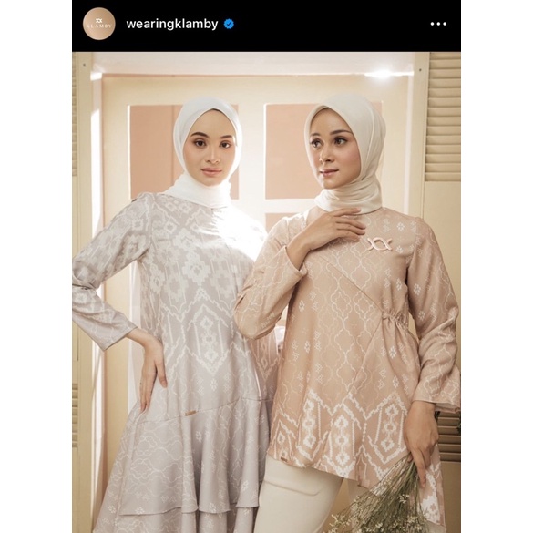 NEW Wearing Klamby | Kiana Blouse (Minor) in Peach // Bukan Preloved Wearing Klamby