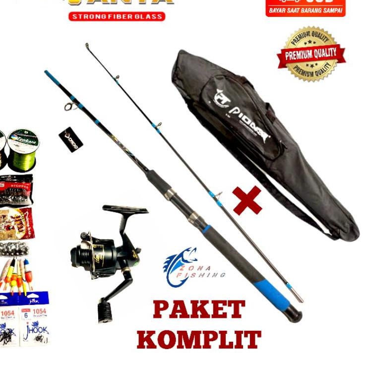 Importir SET PANCING KOMPLIT Joran Reel Tas DAIDO 16 Kg MURAH + BONUS
