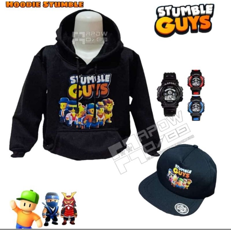 PDF Paket 3in1 Sweater Hoodie Anak Laki Laki Topi Dan Jam Tangan Anak Sport Switer Anak