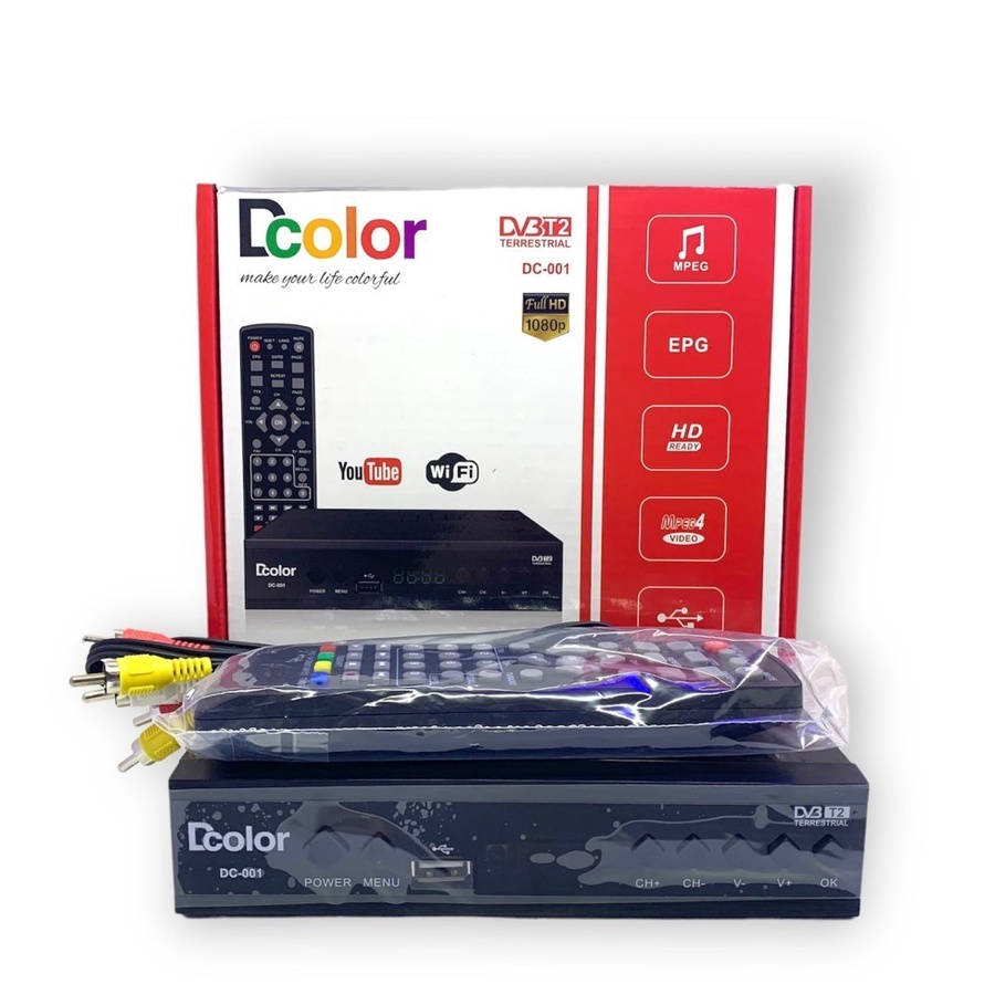 STB Dcolor DC-001 Set Top Box TV Digital DC 001 Receiver TV