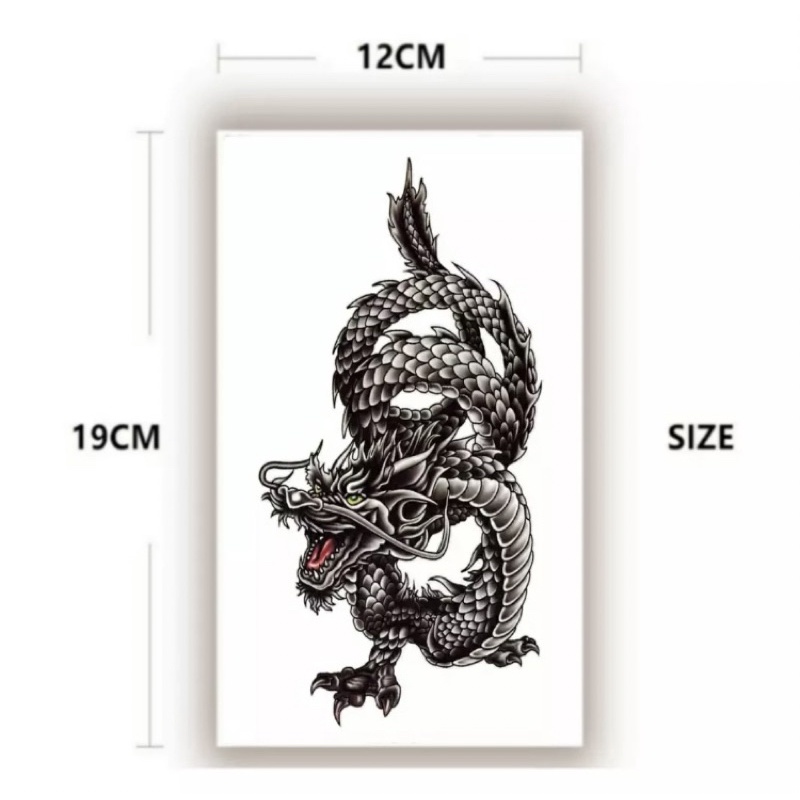 Stiker Tatoo Temporary Motif 3D Premium Quality TS-8008