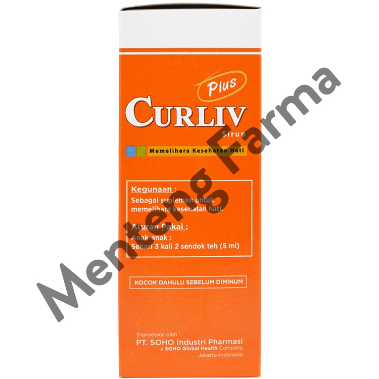 Curliv Plus Sirup 120 ML - Suplemen Kesehatan Hati Pada Anak-anak