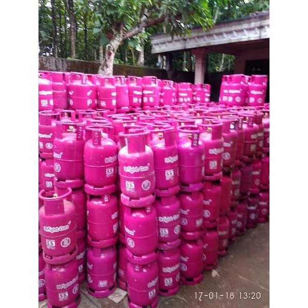 Tabung Pink Bright Gas 5,5kg Kosong Tanpa Isi dan Tabung Pink 5,5kg Isi