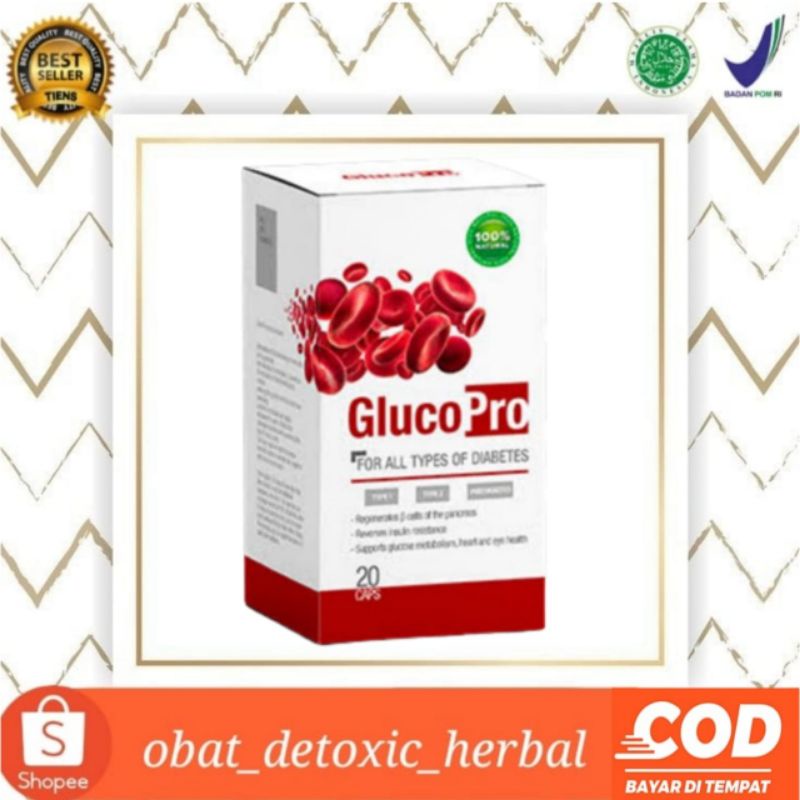 

GLUCOPRO Asli Original Obat Diabetes Gula Darah Kencing Manis Terbukti Ampuh Khasiatnya Aman Bpom