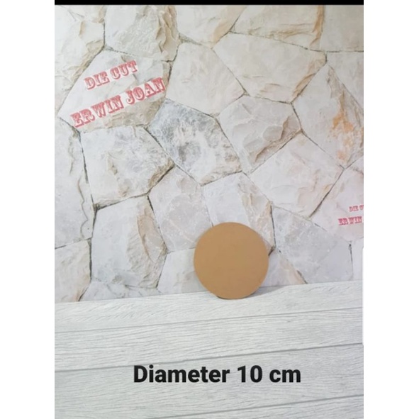 

Kardus Karton Lembaran bentuk Lingkaran DIAMETER 10 cm (Single wall ST)